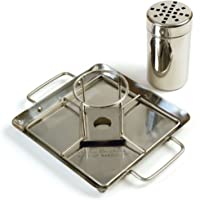Steven Raichlen Soporte Asado de Pollos- Plateado- 7.8x24.99x19 cm- SR8016